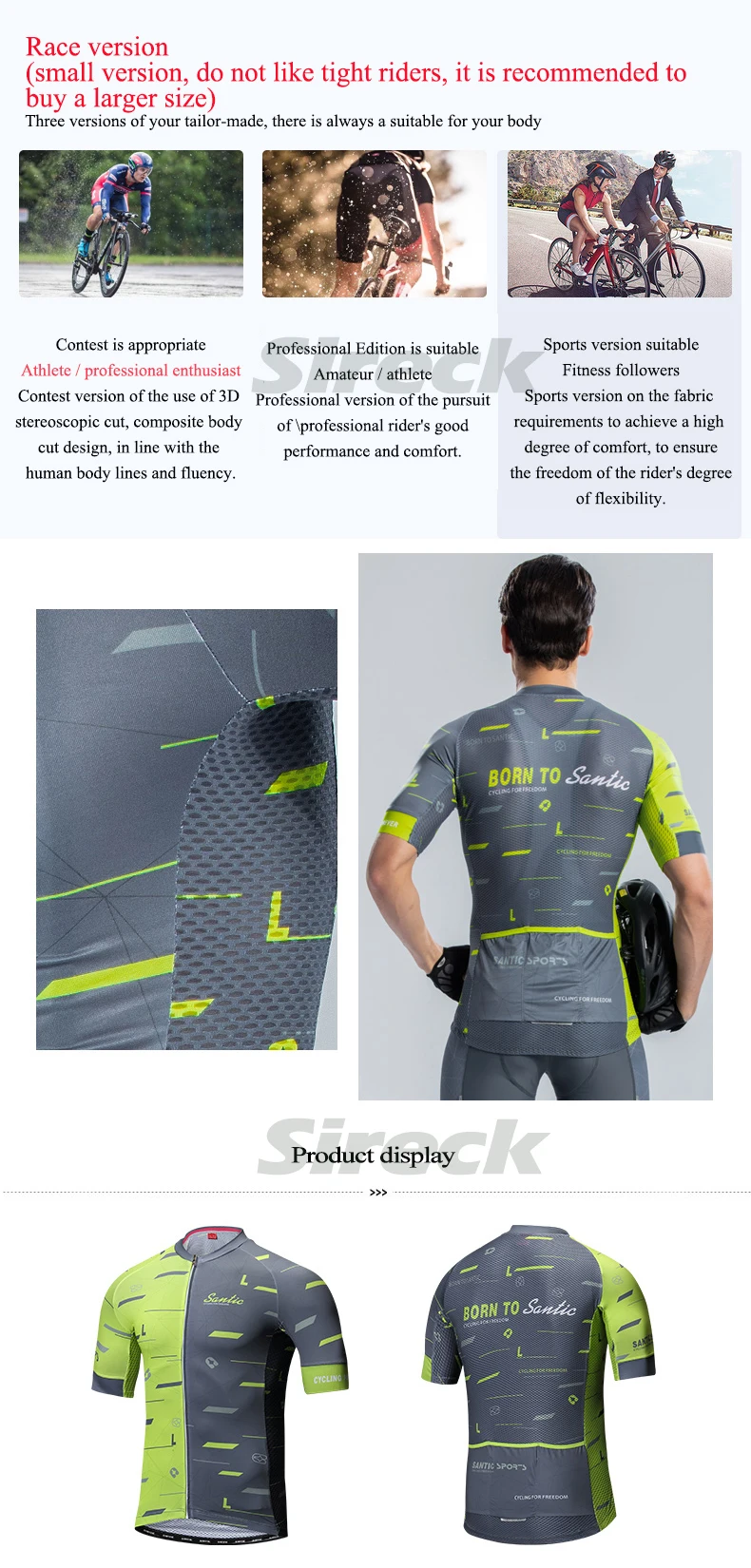 Santic, набор Джерси для велоспорта, мужской костюм для триатлона, Pro Team, MTB, шоссейный велосипед, одежда для велоспорта, Ropa Ciclismo