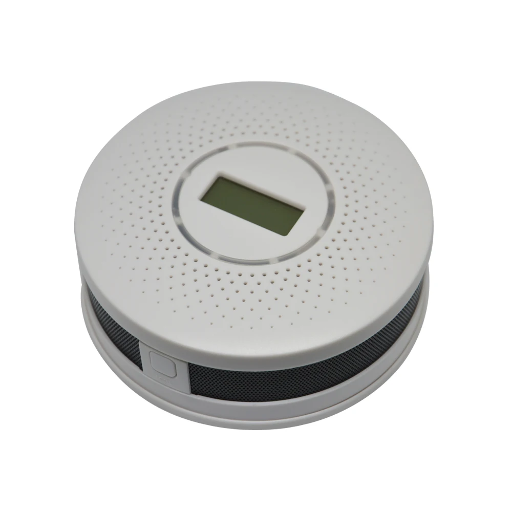 1 шт. потолочный автономный детектор окиси углерода и дыма объединить ЖК-дисплей