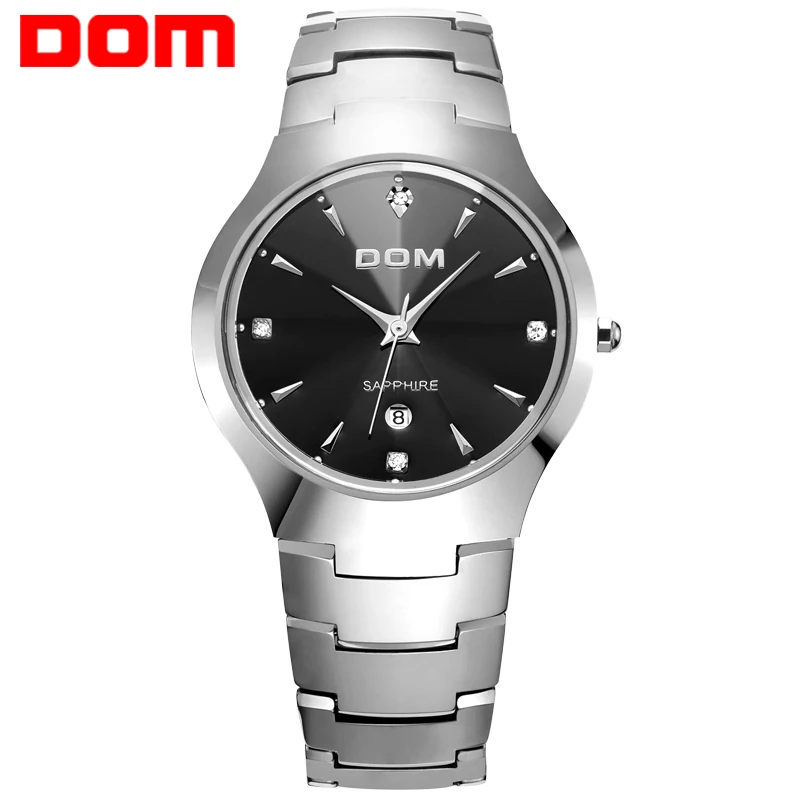 DOM Mens Watches Top Brand Luxury Tungsten Steel Watch Men Waterproof Quartz Wrist Casual Clock Hour Relogio Masculino | Наручные часы
