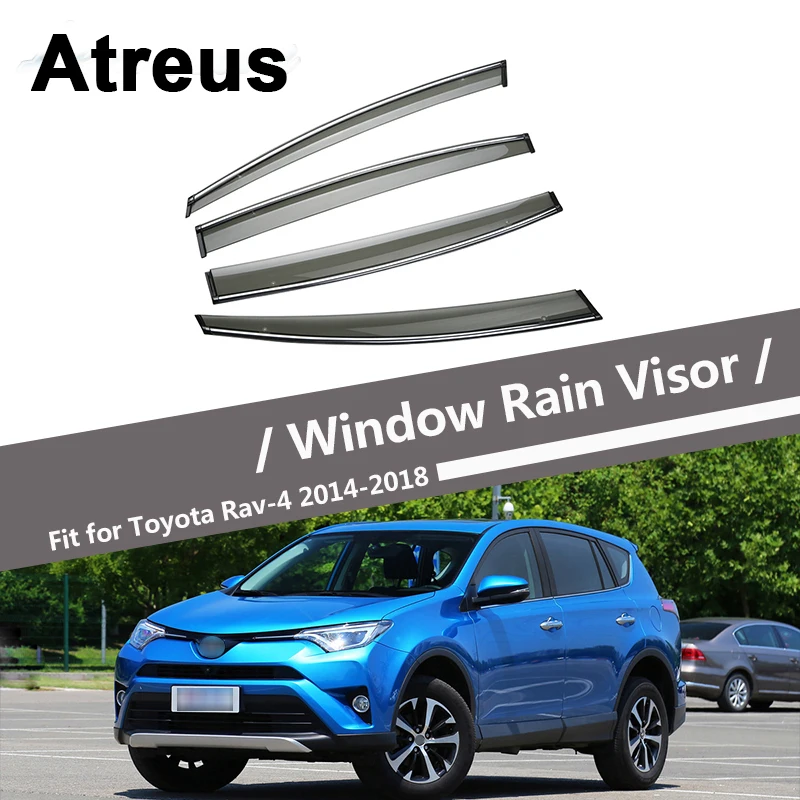 Atreus для Toyota RAV4 XA40 2014 2015 2016 2017 2018 автомобильные аксессуары дверь дым Окно