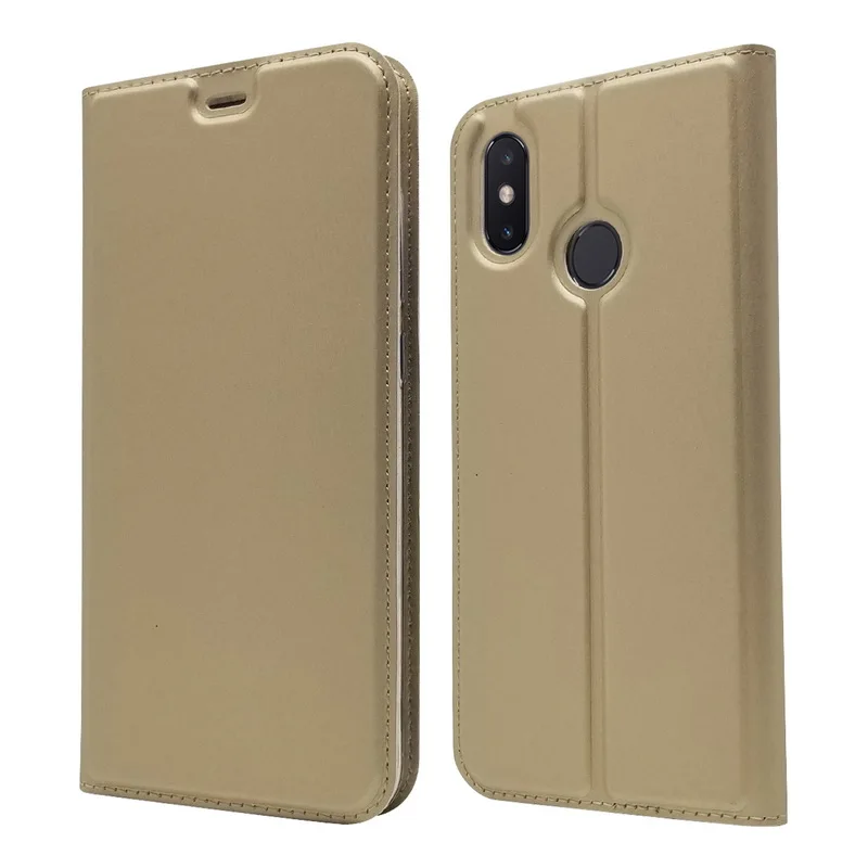 Gold Кожаный чехол-бумажник TPFIX на магнитной застежке для Redmi 7, ультратонкий деловой чехол для Xiomi Redmi Note 5, 6, 7 plus, K20 Pro, 5A, чехол - Цвет: Gold