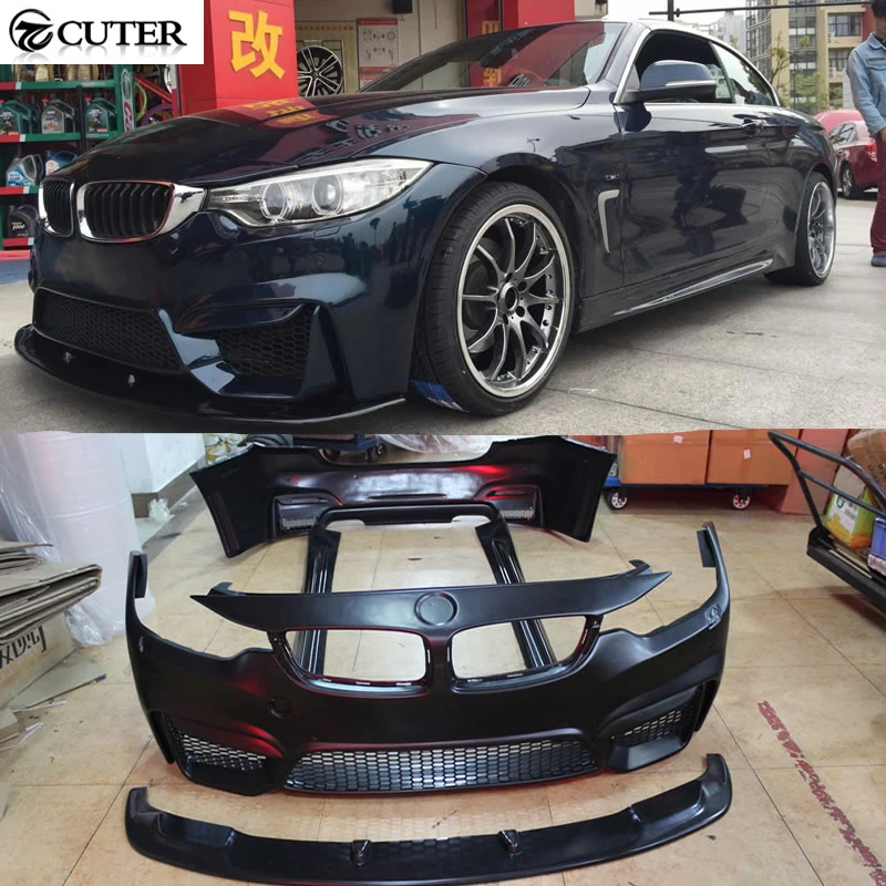F32 4 серии M4 тип ПП комплекты кузова автомобиля передний бампер задний боковые