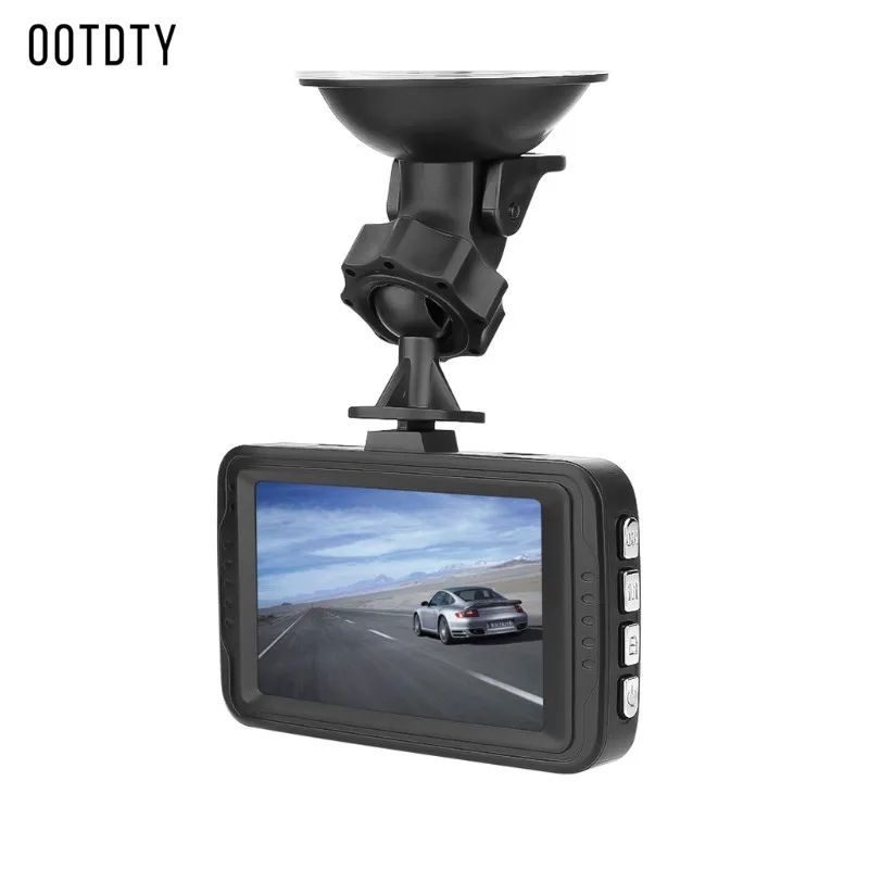 OOTDTY 3 дюймовый TFT ЖК экран Автомобильный видеорегистратор камера Full HD 1080P угол 140