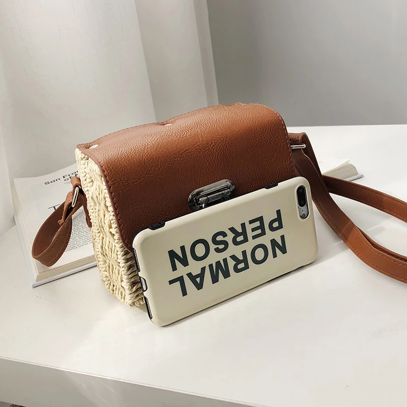 2019 Новая цветная контрастная маленькая квадратная сумка сумочка в стиле ретро