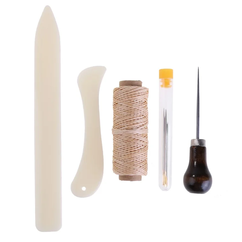 11Pcs set 11 шт./компл. профессиональный ручной работы комплект швы Awl воск швейные нитки спицы для поделок DIY Швейные аксессуары для инструментов - Цвет: 11Pcs set