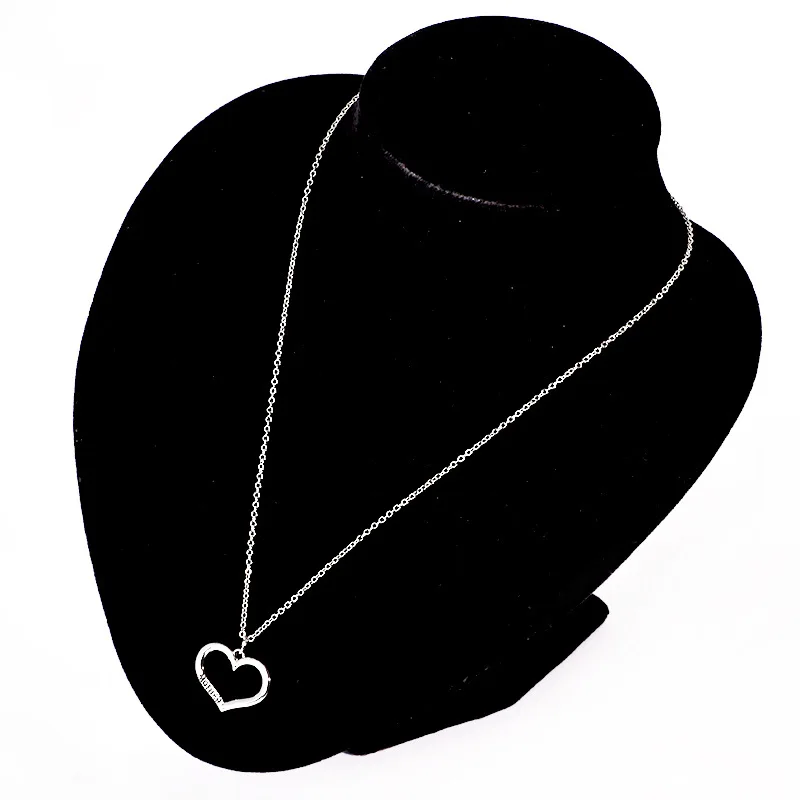 Miss Lady ожерелье с двойным сердцем для мамы и дочки подарок матери ювелирные