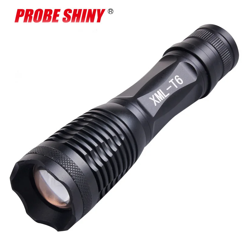 Светодиодный перезаряжаемый фонарик Pocketman XML T6 linterna torch 4000 люмен 18650 батарея для