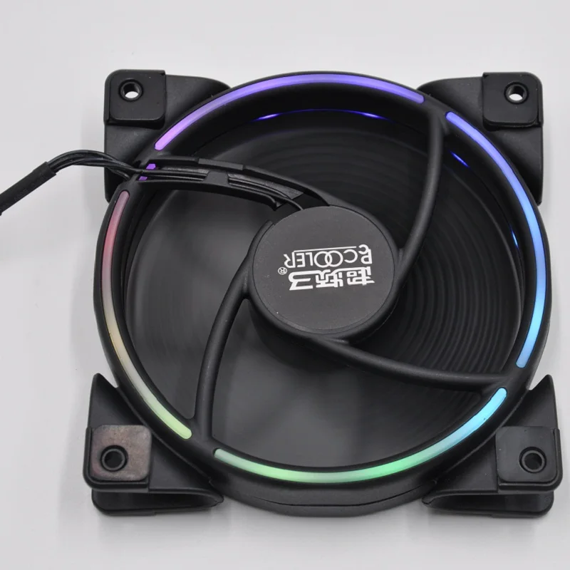 PcCooler 12 см чехол-вентилятор Halo светодиодный 2 AURA RGB тихий костюм для кулера процессора жидкостный кулер вентилятор охлаждения компьютера для molex