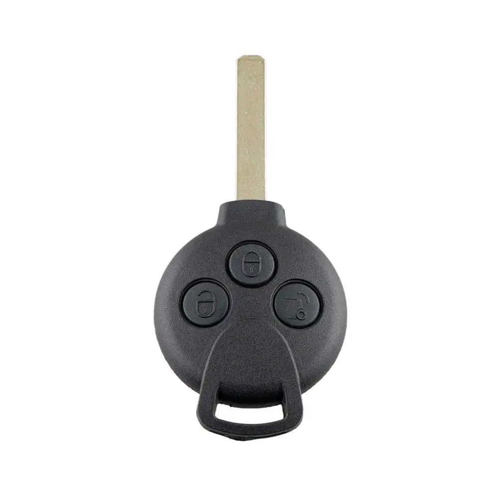 3 кнопки дистанционного ключа автомобиля оболочки для Mercedes-Benz Smart Fortwo 451 2007-2013 чехол дистанционного ключа Fob - Количество кнопок: 3 Кнопки