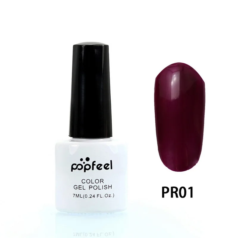 POPFEEL Марка ногтей Гель лак Маникюр Для женщин Красота косметические 10 Цвета