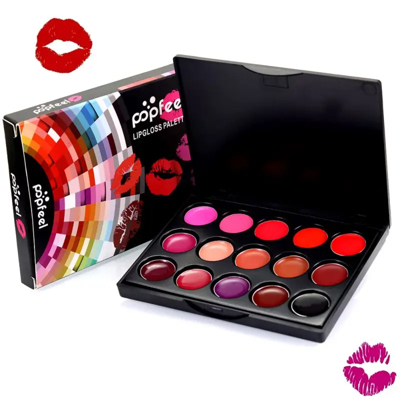 Popfeel макияж Nude Lip бренд косметики длительный мини-пигмент чёрный коричневый