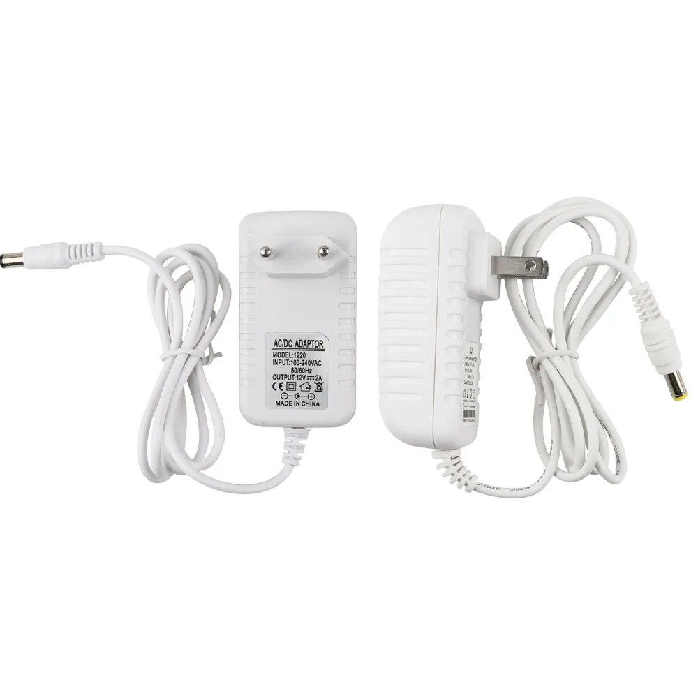 Питание 12V 1A 2A 3A AC/DC адаптер питания для DC12V прокладки СИД светильник лампы NVR