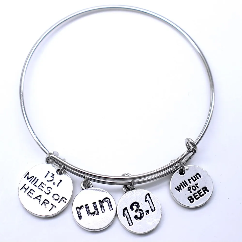 Популярные марафонские Беговые Спортивные ювелирные изделия браслет