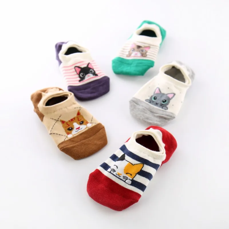 5 пар теплых удобных хлопковых женских носков из бамбукового волокна для девочек