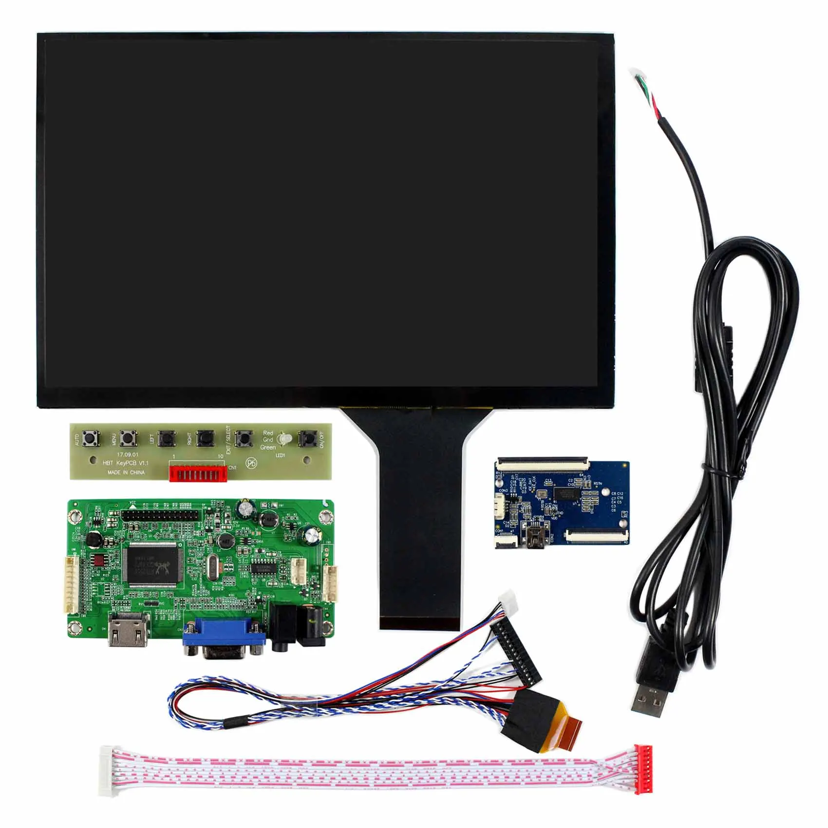 HD MI VGA плата ЖК-контроллера 10 1 дюймов 1920x1200 B101UAN01.A емкостная сенсорная панель -