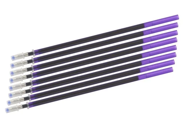purple 10 шт. Водорастворимая ручка DIY Вышивка крестиком ручка по ткани маркер рисование сетки на ткани Временная маркировка Вышивка Швейные Инструменты - Цвет: purple