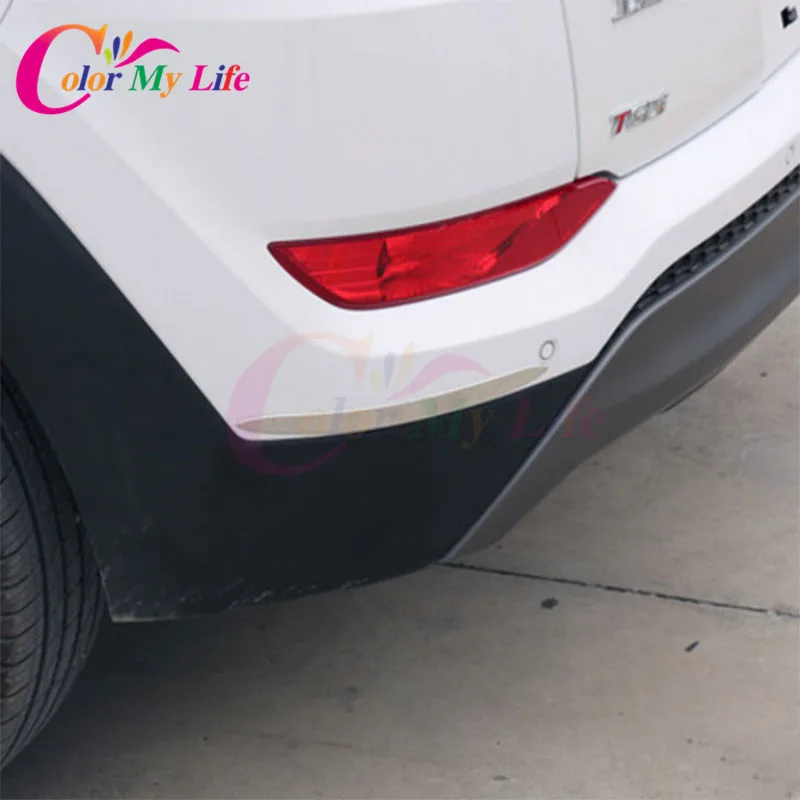 Наклейка на передний или задний бампер для Hyundai Tucson 2015 2017|car bumper strips|bumper strips carsfront