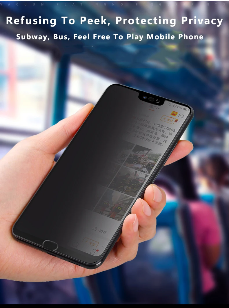 Защитная пленка из закаленного стекла для huawei Honor 9 lite i 10 v10 play, Защитная пленка для экрана, не подслушивающая IIRROONN
