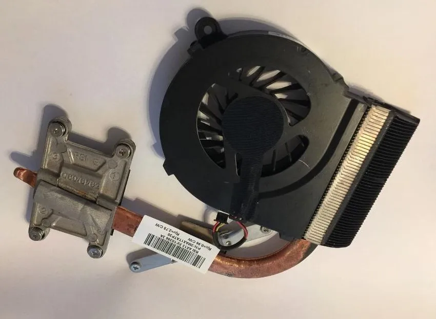 Оригинальный охлаждающий вентилятор для ноутбука HP CQ42 G42 G62 CQ62 INTEL радиатор и 617646