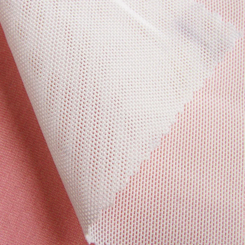 Модная тонкая толстая белая тянущаяся сетчатая ткань во французском стиле