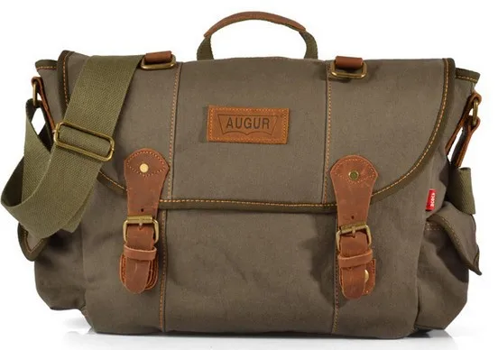 2014 New Men's Vintage Canvas Bag School Military Casual Messenger Black etc four colors|bag wristlet|bagbag personal |