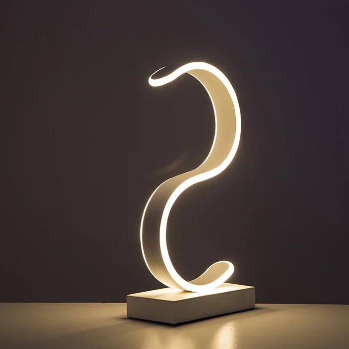 

Modern Simple Bedside Desk Lamp Bedroom Artistic Individuality Creative LED Fashion Living Room Table Lamps For Living Room