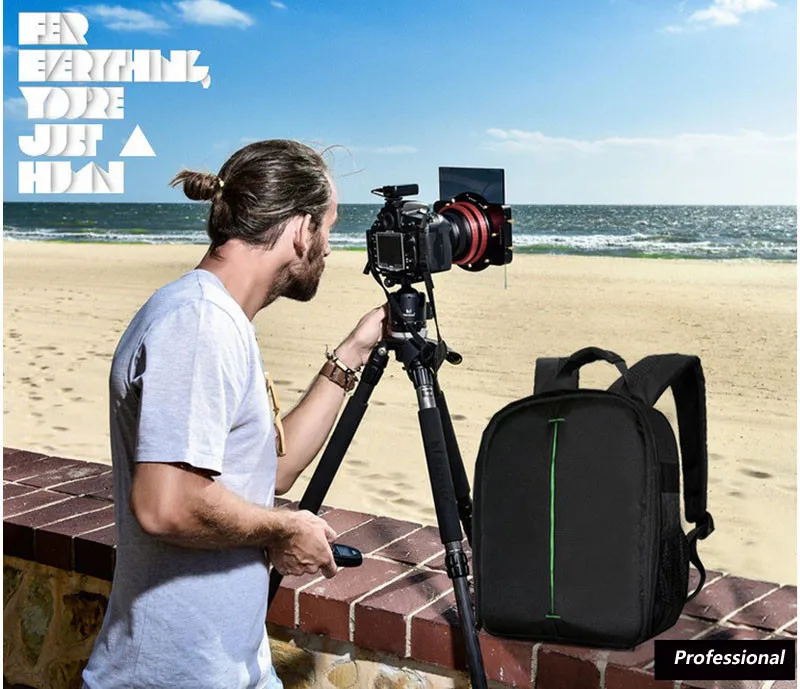 Водонепроницаемый 600D нейлон материал SLR DSLR камера рюкзак для наружного Путешествия Прочный sony Canon Nikon камера сумка