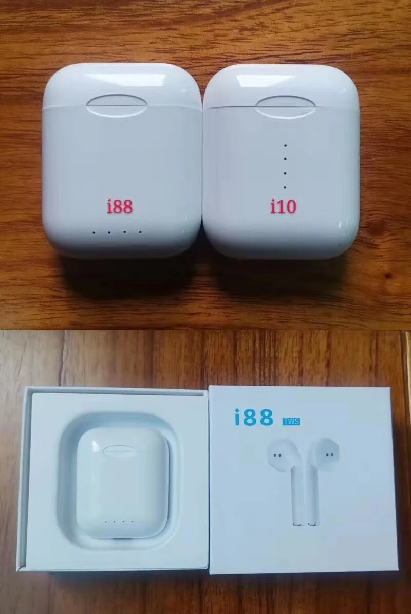 I88 tws Bluetooth наушники беспроводные с сенсорным управлением 3D объемный звук и