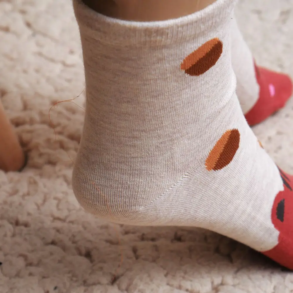 Женские осенне зимние короткие Носки с рисунком животных|female socks|socks adulttube socks |