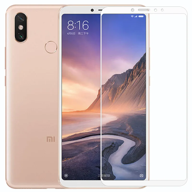 For Xiaomi Mi Max 3 Tempered Glass Screen Protector Max3 Global Version Protective Film | Мобильные телефоны и аксессуары