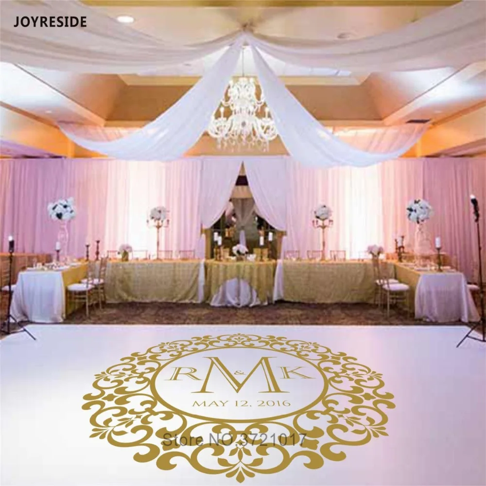 Романтическая Свадебная наклейка с персонализированными именами