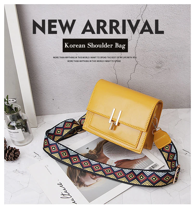 2019 новые корейские стильные однотонные сумки для женщин Мини Лоскутная сумка