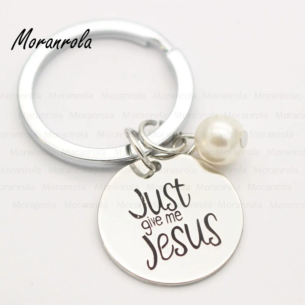 New arried&quotJust give me Jesus &quotCopper necklace Keychain charm Inspirational Jewelry Christian | Украшения и аксессуары