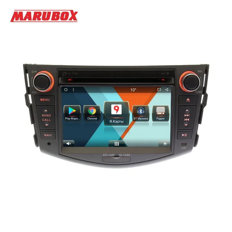 MARUBOX 7A106MT8 Штатное головное устройство для Toyota RAV4 2005 2013 на ОС Android 8.1 Восьмиядерный