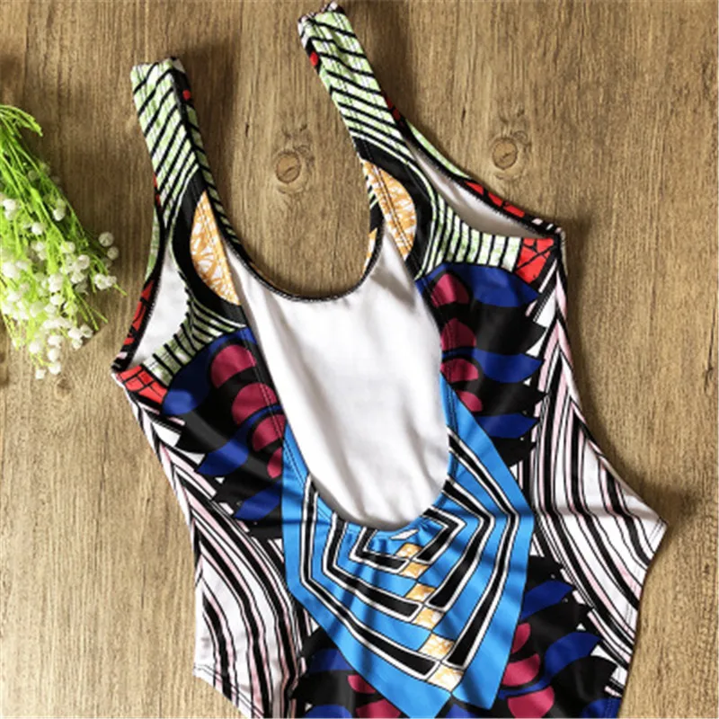 Женский купальный костюм maillot de bain femme Цельный купальник с открытой спиной и v