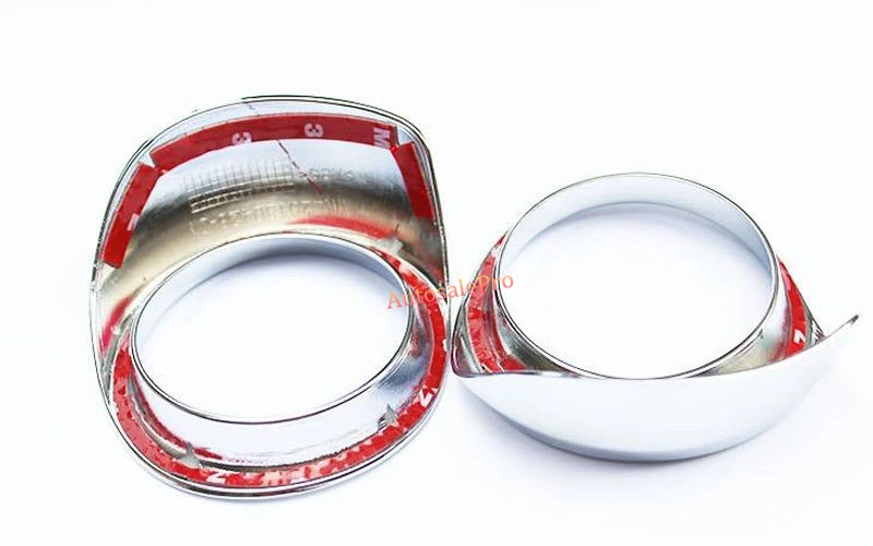 Хромированные передние противотуманные фары светильник бампера верхняя крышка