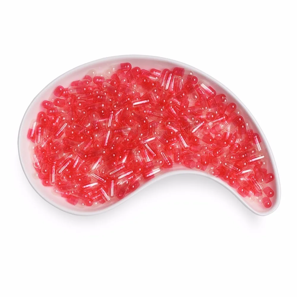 Free Shipping!!! 5000 Pieces Pink& Clear Size 4 Empty Hard Gelatin Separated Capsules | Бытовая техника