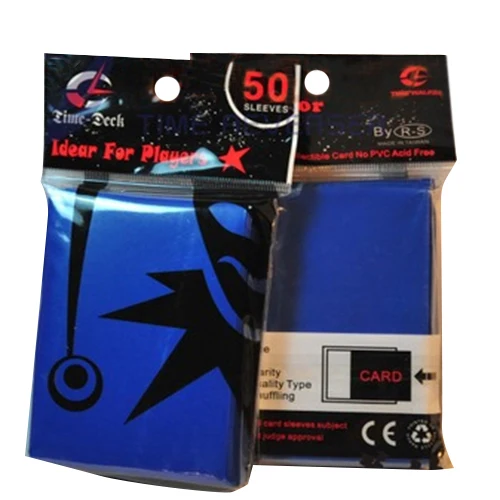 1 pack navy bule Трехмерная скраб карты рукава 50 шт. красочные толще карт Protecter для Magic Yugioh Покемон Настольная игра карты - Цвет: 1 pack navy bule