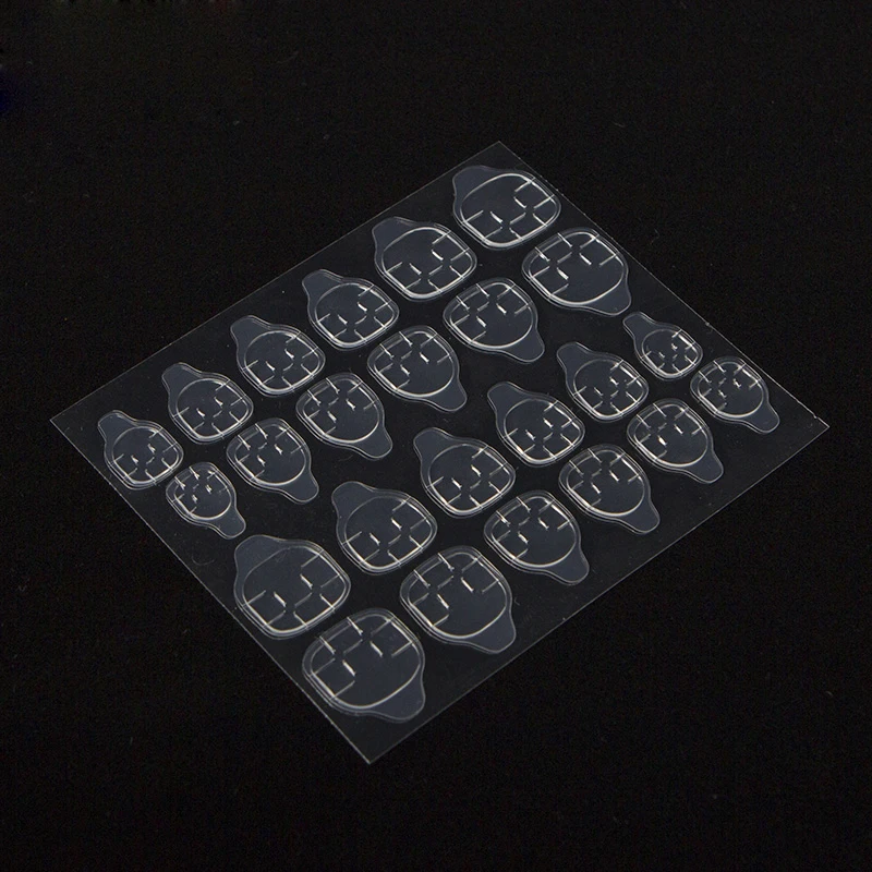 Натуральные Французские накладные ногти 24 шт. акриловые классические полностью