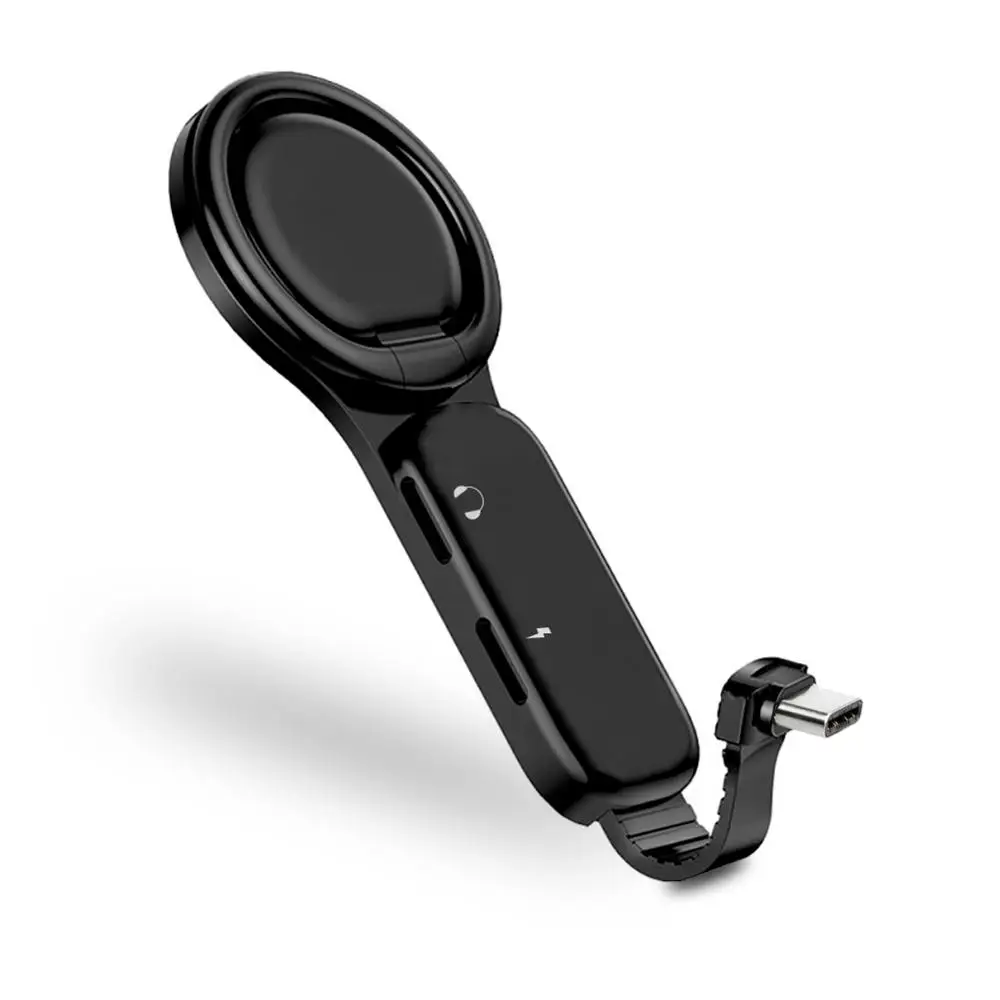 Двойной адаптер и кольцевой держатель USB C Type-C регулируемая подставка для