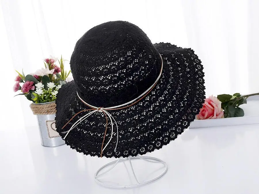 2018 новая летняя женская складная шляпа с широкими полями элегантная от солнца