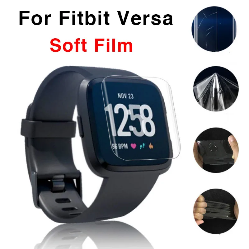 Защитное стекло для Fitbit Versa Glas Защита экрана Смарт-часы защита мягкая пленка