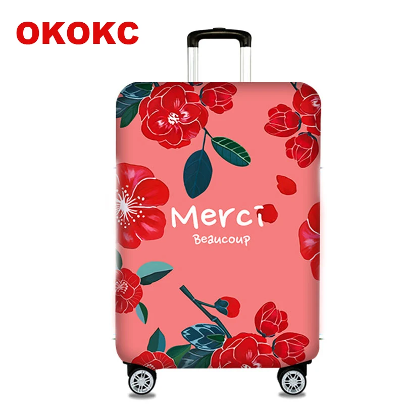 

OKOKC Potato Chips&Bear Suitcase Protective Trunk Covers Apply To 18~32Inch Case Elastic Travel Luggage Cover Stretch Case Cover