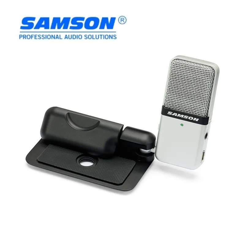 SAMSON Go микрофон клип микрофон компьютер портативный USB конденсаторный видео запись Wav микрофон для ноутбука Ipad Juitar