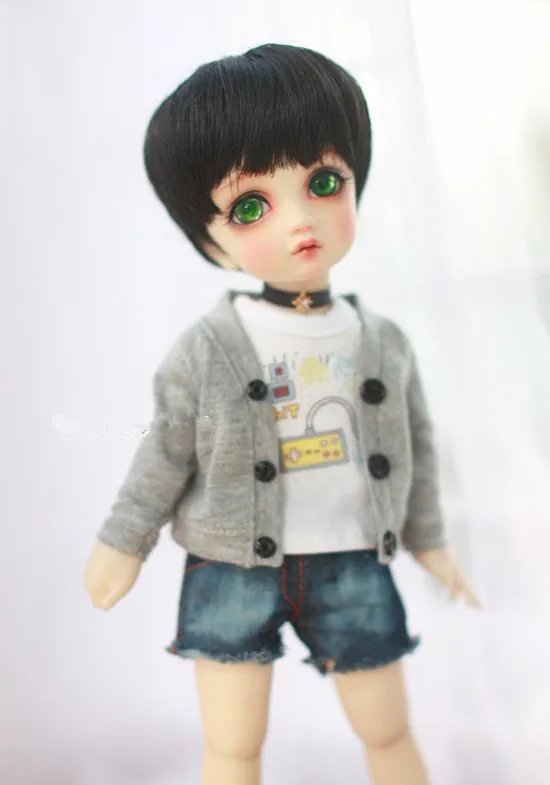 BJD Одежда для кукол светло-серый элегантный стиль кардиган пальто 1/6 YOSD Размер