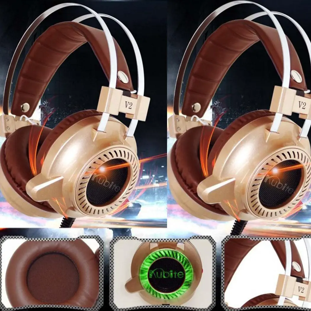 Универсальная Складная Проводная гарнитура игровой стерео с микрофоном 20-20000 Гц