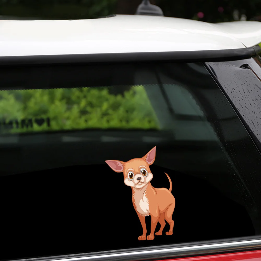 Съемная и многоразовая наклейка s A Lovely Chihuahua Dog на бампер автомобильная наклейки