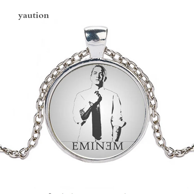 Модное ожерелье цепочка с кристаллами ожерелья подвески Eminem женские и мужские