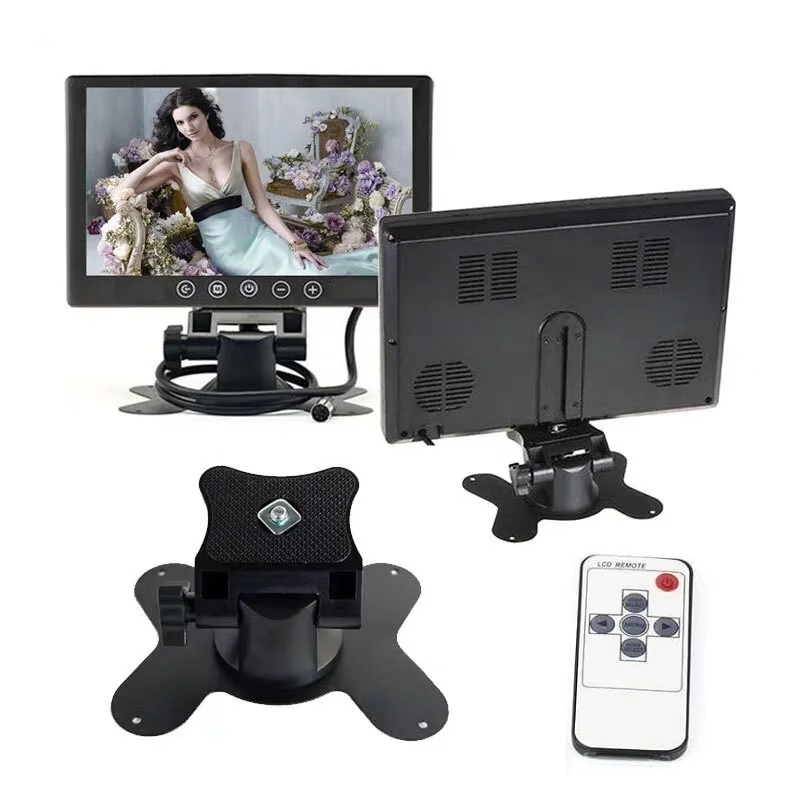 9 inch digital Color TFT LCD with 2 Video input lcd for reversing parking backup rear view camera |