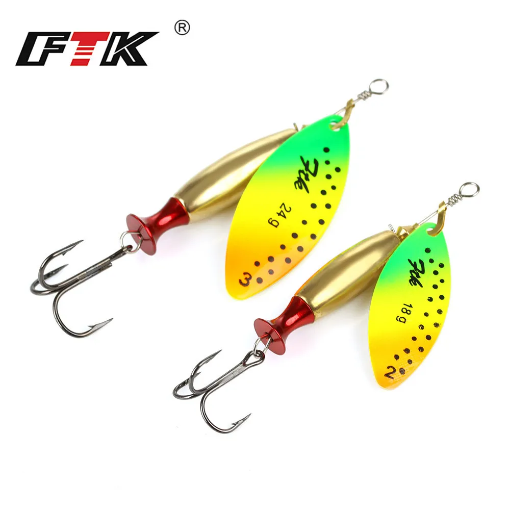 FTK 1PC Spinner lure Long Cast size:2 18g/:3 24g Fishing Lures Hook Spinner Spoon Lures With Mustad Treble Hooks Bass Hard Bait
FTK 1PC Spinner lure Long Cast size:2 18g/:3 24g Fishing Lures Hook Spinner Spoon Lures With Mustad Treble Hooks Bass Hard Bait